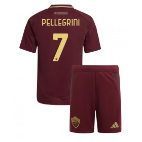 AS Roma Lorenzo Pellegrini #7 Hjemme skjorte til barn 2024-25 Kortermet (+ korte bukser)